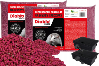 Jed pre potkany myš myš bromadiolón 10 kg