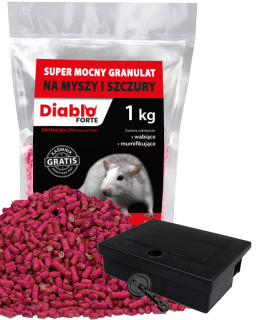 Jedo jed pre potkany myš Diablo Forte 1KG