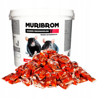 Myša a potkany muribrom zrno 5 kg
