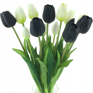 Silikónové tulipány x15 na dotyk ako živé prémie