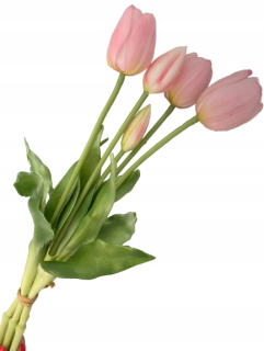 Umelé kvety,ovocie - TULIPÁNOVÉ SILIKÓNOVÉ KYTIČKY TULIPÁNOV AKO ŽIŤ