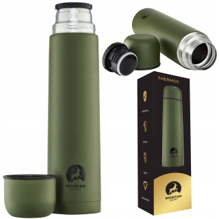 Termoska Mountain Goat THERMOS 1 l, odtiene zelenej