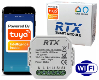 Smart home ovládač - Ovládač WIFI RTX TUYA