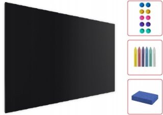 Dekoratívne dosky Allboards 120x90 cm čierna