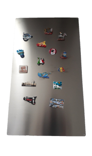Magnety z nehrdzavejúcej ocele Inox 20x50 cm