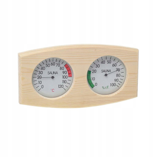 Hygrometer s teplomerom sauny