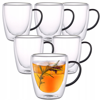 Pohár na kokteily - MG Home poháre na kávu a čaj 300 ml 6 ks.