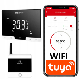 Smart home ovládač - TUYA WiFi regulátor teploty