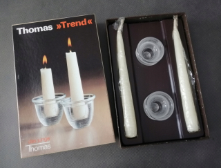 Svietník na stôl - Držiak sviečok Thomas 4,5 cm 2 sviečky