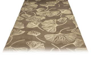 Behun na stol - Beige Tread, zlato 28 x 150 cm