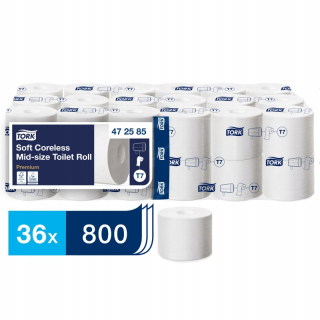 Toaletný papier - Tork 472585 toaletný papier bez Gilza T7 x36