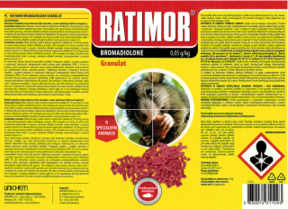 Mouse Poison Granules Ratimor Unichem 3 kg lux