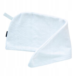 Turban na vlasy - MACLINIC turban na hlavu, biely bambus