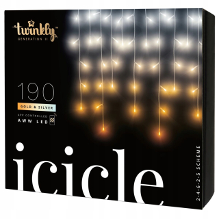 Osvetlenie stromčeka - Twinkly vonkajšie vianočné osvetlenie 5 m 101 - 200 svetiel