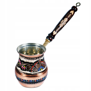 Čajník, kanvica na čaj - Káva Tygles 450ml Copper CEZVE Turecko