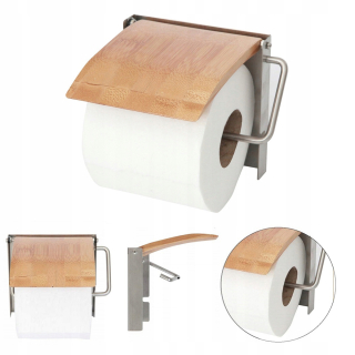 Držiak na toaletný papier - Držiak na toaletný papier bambusu
