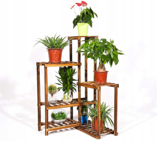 Stojan na kvety - UNHO kvety Planter Wood 100/60/60 cm