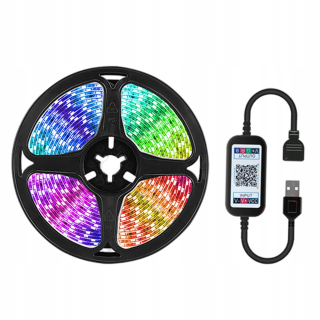 Lampáš, svietník - USB LED pásik svetla Change Color dekorácie