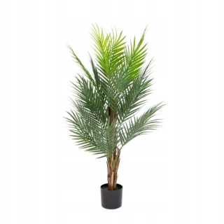 Umelé kvety,ovocie - Umelá rastlina TROPICAL ZONE palma 120 cm HOMLA