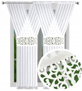Hotová záclona - Panel obrazovky z vlny Firana 120 cm x