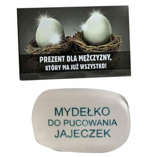 Gadget - VAJEČNÉ MYDLO - vtipný darček pre chlapa k 18-99 narodeninám