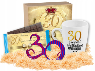 Gadget - ODDANÝ! Súprava k 30. narodeninám pre ženu DARČEK, hrnček + poháre