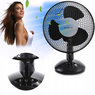 Stolný ventilátor Emerio Emerio WIATROK čierny stolný ventilátor 30cm čierny