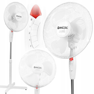 Podlahový ventilátor MalTec WL65, biely