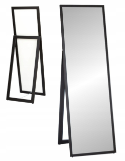 Kúpeľňové zrkadlo - Stojanové zrkadlo Profilmat, obdĺžnik, drevený rám, 500 x 1700 mm