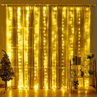 SVETELNÁ ZÁPONA 300 LED 3x3m farba TEPLÉ DIAĽK