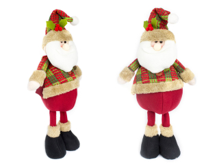 Escal figúrka Santa Clausa 15x52 cm červená