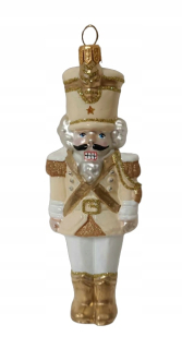 Zdobená guľa, tvary čačky 14 cm, 1 ks.
