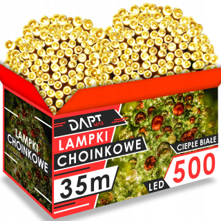Osvetlenie stromčeka - Dartmax vonkajšie vianočné osvetlenie 35 m 301 - 500 svetiel
