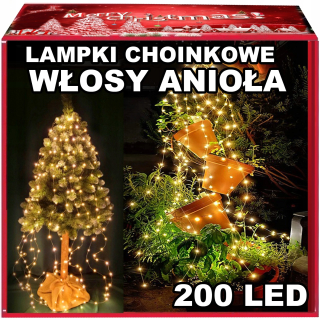 Operum vonkajšie osvetlenie vianočného stromčeka 2 m 101 - 200 svetiel