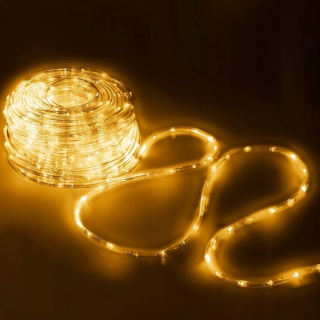 VONKAJŠIE LAMPY HADICOVÉ SVETLO TEPLÉ BIELE IP44 10M