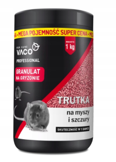 Valcové jedovate granule pre myš a potkany 1 kg