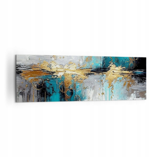 Obraz na plátne 160x50cm Art Deco Art Modern Obraz na stenu ARTTOR Moderný Obraz do obývačky Obraz do spálne Fotoobraz na plátne Obraz na plátne Foto v rámiku Obraz na plátne Umelecká tlač Nástenná dekorácia Horizontálne Módne Veľké XXL Glamour Industrial