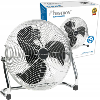Bestron DFA40 podlahový ventilátor strieborno/šedý