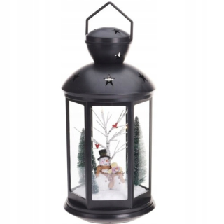 Vianočný lampáš s LED osvetlením 43 cm SAT
