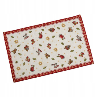 Podložka na stôl - Obdĺžniková bavlnená podložka, polyester 32 x 48 cm