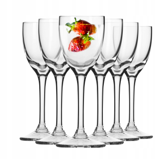 Poháre na víno - Poháre na vodku Krosno Mixology transparent 35ml 6 ks.
