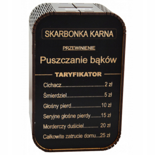 Gadget - Trestná pokladnička Prdenie Nadávka atď.