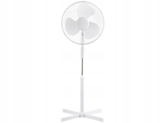 Bytový ventilátor - Biely podlahový ventilátor Platinet PSF1616W