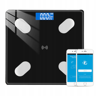 Bathueth Bluetooth Analytická hmotnosť 180 kg skla