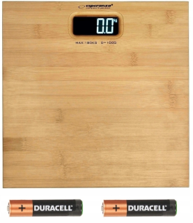 Hmotnosť kúpeľne LED Prírodné bambus 180 kg