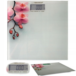 Kúpeľňa stupnice elektronickej sklenenej orchidey 180 kg