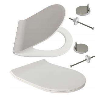 WC sedadlo Estiva Slim, biely polypropylén