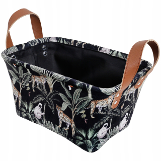 Kôš, košík - Velor Storage Basket 30 x 20 x 16,5 mačiek