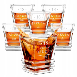 Pohár na kokteily - Poháre na whisky Murrano 280 ml 6 ks.