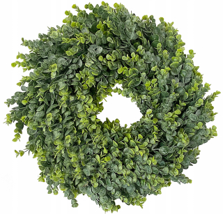 Umelý veniec zelený 45 cm dekorácia vencov